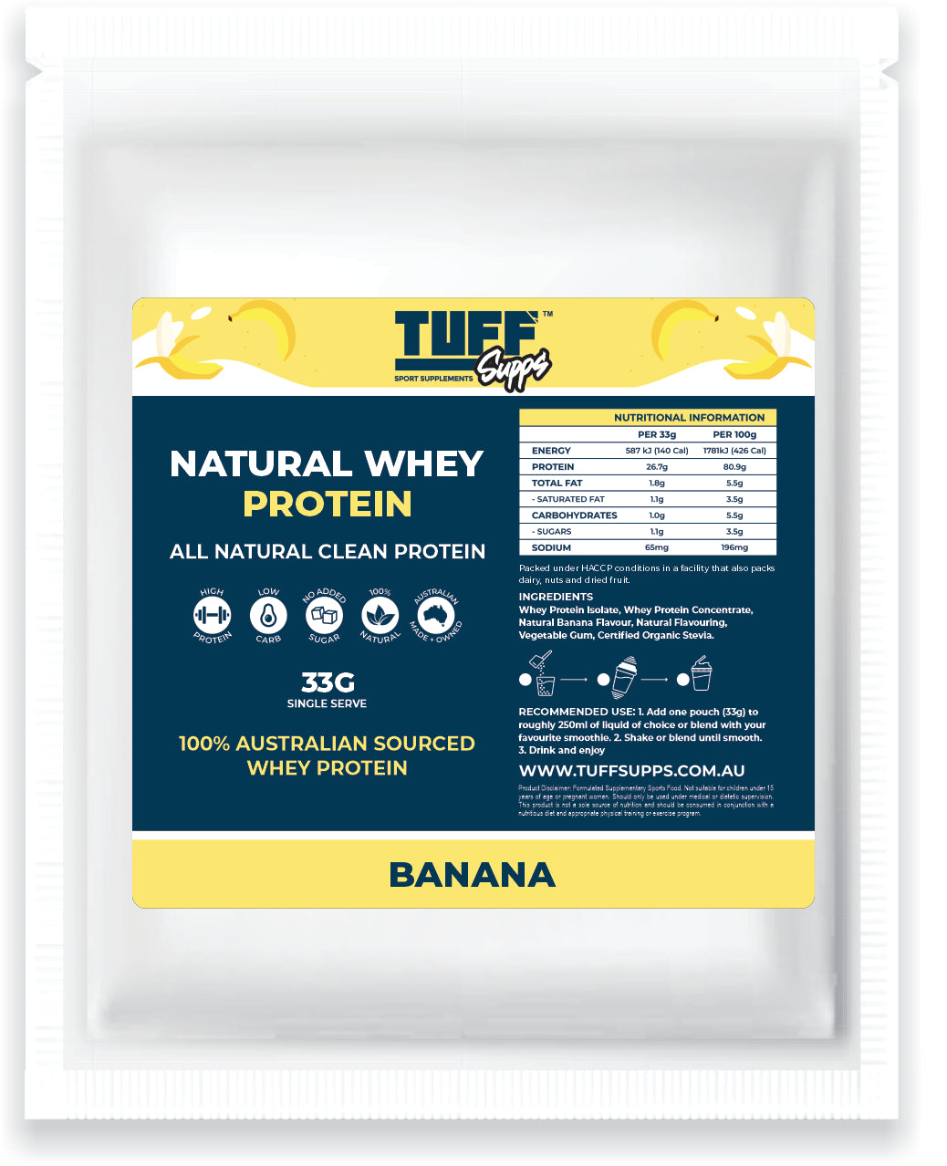 Natural Whey Protein Blend -Sample