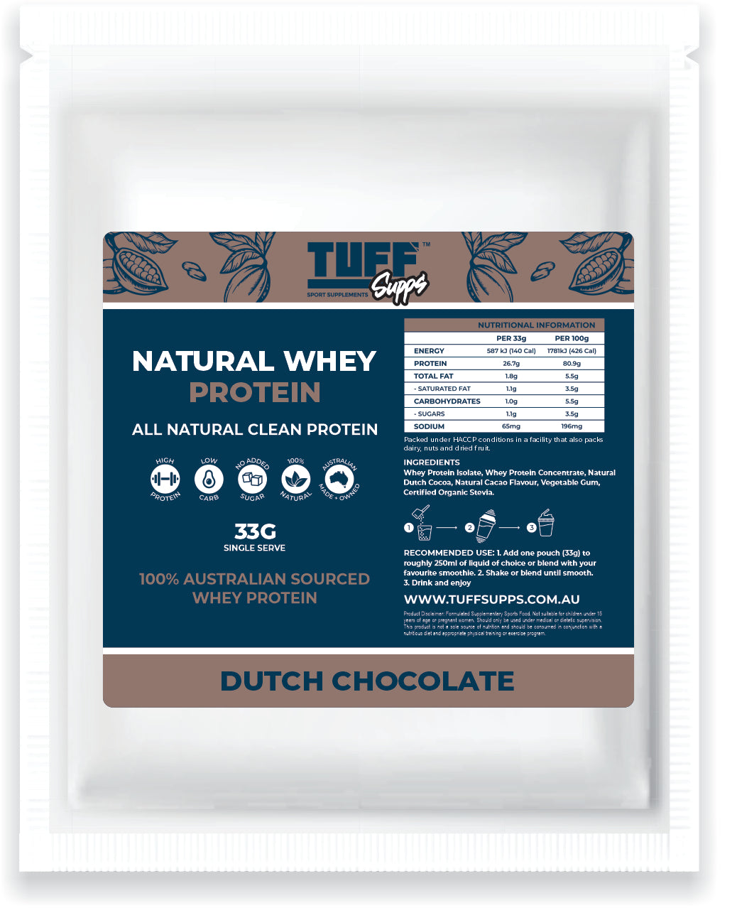 Natural Whey Protein Blend -Sample